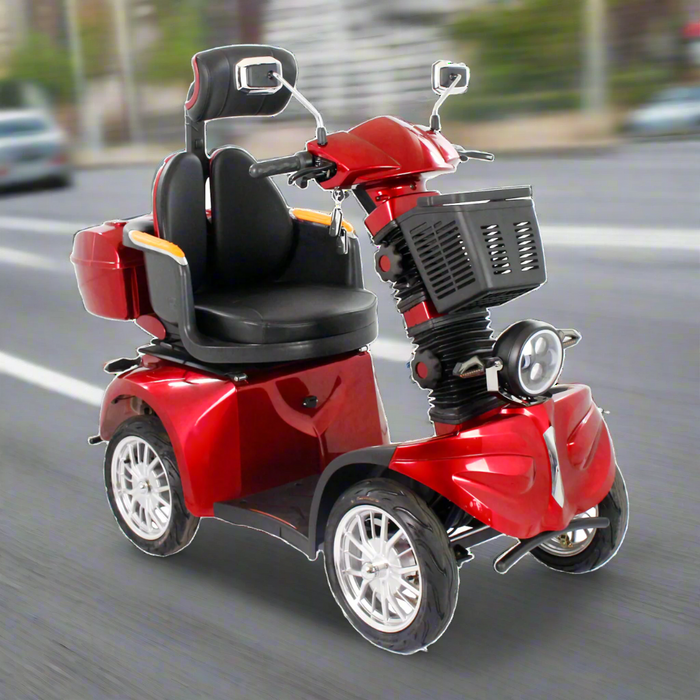 Gio Tron 4 Wheel Smart Mobility Scooter - Red